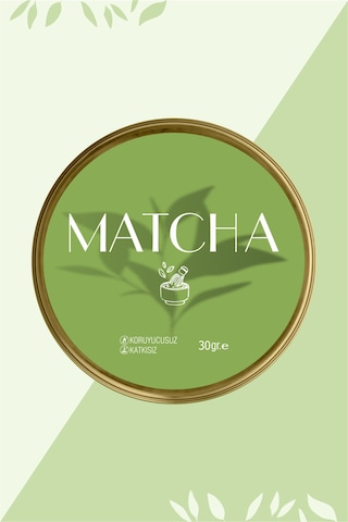 Aa Kalite Organik Matcha Çayi 30gr- Maça Tozu