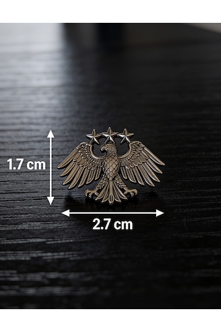 Telefon Arka Süsü Sticker Gümüş Kartal Suriye Nin Yeni Sembölü Altın Metal A300136