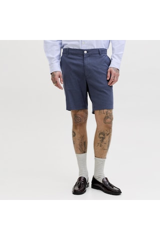 Erkek Keten Cepli Chino Sort - Dave - 12229629 Sky Captain