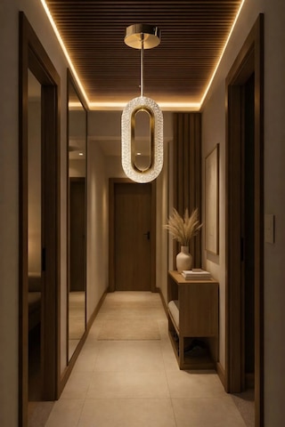 Bohem Aydınlatma Elips Tavana Sıfır 3 Renk Led Gold Modern Avize Antre/hol Banyo/mutfak Avizesi Gold