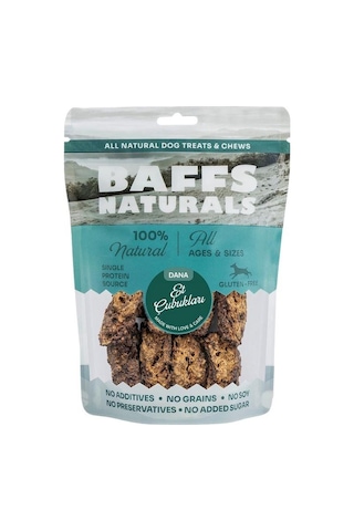 Baffs Naturals Kurutulmuş Dana Et Çubukları Köpek Ödülü 100 Gr