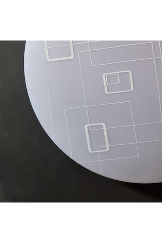 24w Sıva Üstü Desen Dekoratif Armatür Desenli Beyaz