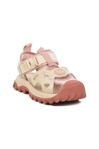 Pembe Cırtlı Hafif Unisex Çocuk Spor Sandalet 25y614 F Pembe