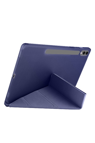 Galaxy Uyumlu Tab S10 Plus Kılıf Tri Folding Kalem Bölmeli Standlı Kılıf