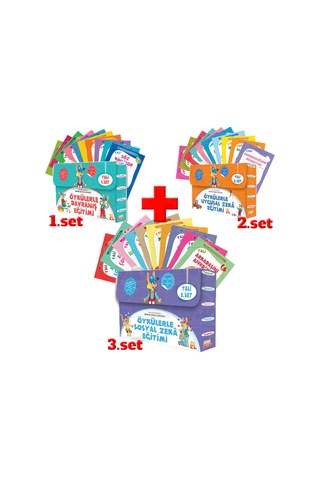 Okul Öncesi Tali Öykülerle Davranış Seti 1.Set.2.Set ve 3. Set