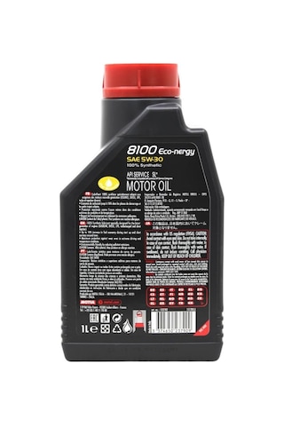 Motul 8100 Eco-Nergy 5W-30 Tam Sentetik Motor Yağı 1 L
