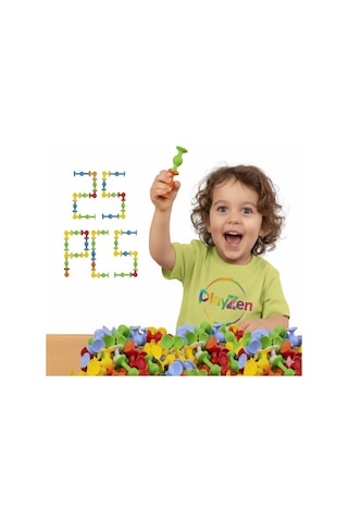 Vakum Molekül 25 Parça Yapı Taşları Fidget & Duyusal Eğitici Oyuncak 3 Yaş+