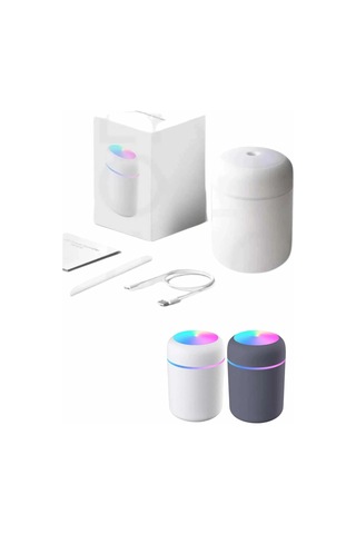 Hubrendy Tekno Humidifier Led Işıklı Mini Ortam Oda Kokusu Aromaterapi Buhardanlık