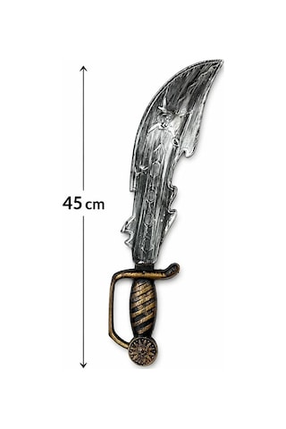 Eskitme Detaylı Plastik Korsan Kılıcı 45 Cm 13+