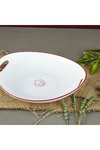 Aryıldız Red Bird Derin Sunum Tabağı 28 Cm Çok Renkli