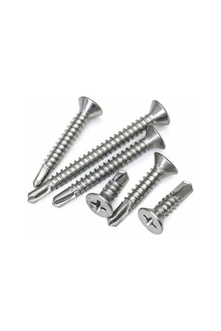  Yhb Sac Vidası Matkap Uçlu Vida Akıllı Vida 100 Adet  3,9 x 13 MM