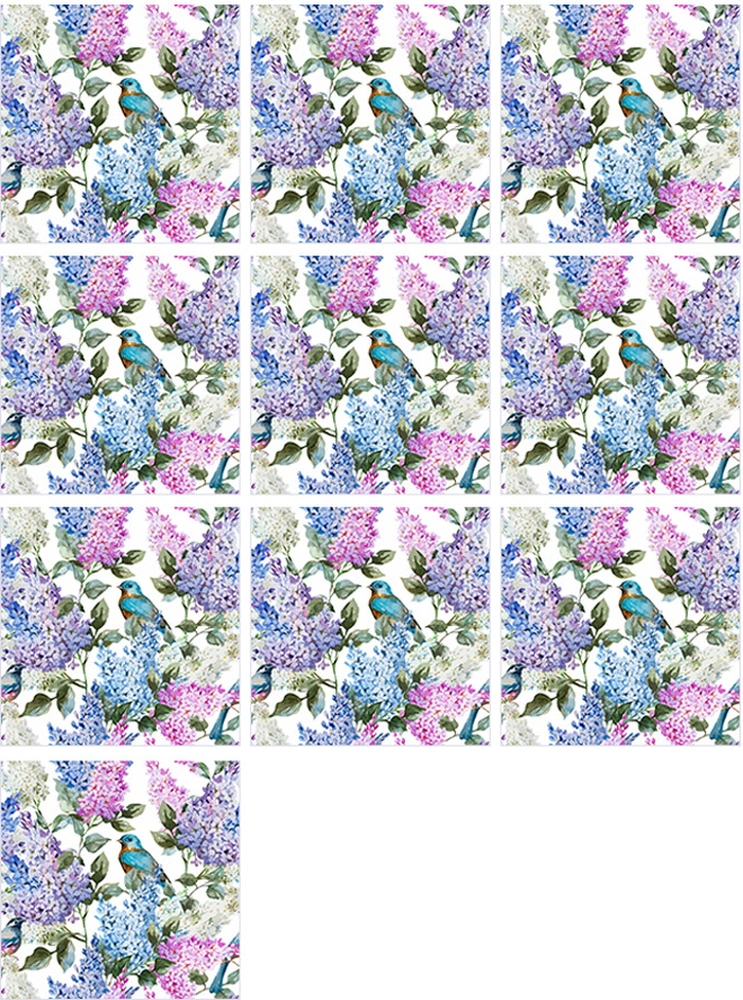 Hombey Mediterranean Stilleri Pvc Otomatik Yapıştırıcı Zemin Kaplama Sticker, 20x20 Cm, 10 Adet, Kolay Kurulum, Temiz Kaldırma, Ev Dekoru İçin Diğer