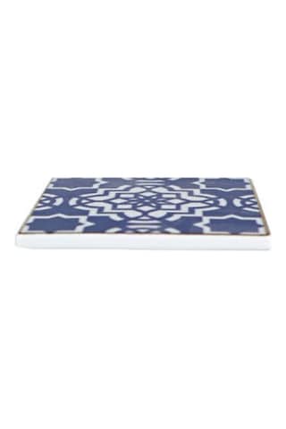 Porland Morocco Desen 7 Mor Bardak Altlığı 10x10 Cm Mor