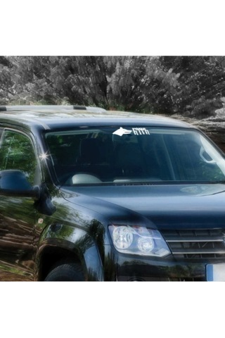 Göktürk Göktürkçe Türk Yazılı Kurt Transfer Sticker Gri