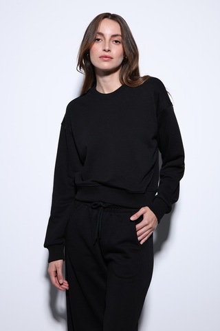 Antioch Basic Kadın Sweatshirt Ba25y920 Siyah