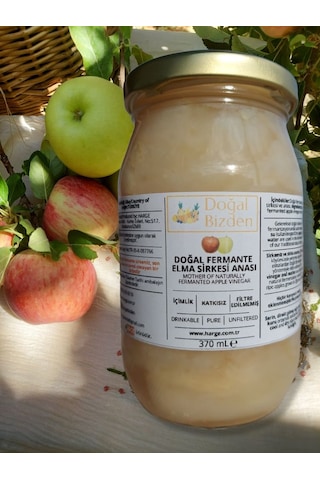 Doğal Bizden Fermantasyon Elma Sirke Anası Cam 370 ML