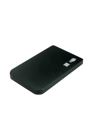 2.5'' inç Sata Plastik Hdd Kutusu Harddisk Kutu Usb 2.0 DD-110 Siyah