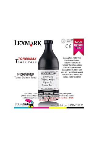 Lexmark T650H11E / T650 / T6500E / T650N / T652 / T654 / T656 Ton