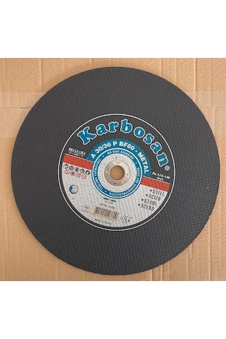 Karbosan 350x3.5x25.4 Metal Kesici " 10 Adet "