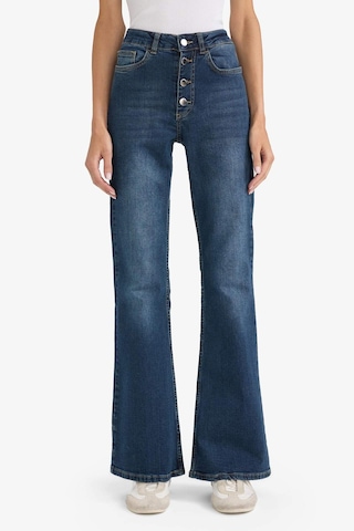 Defacto Mia Flare Fit Normal Bel Uzun Jean Pantolon F2961ax25wnnm34 Mavi-nm34