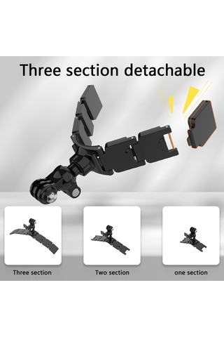 Flw418 Gopro/djı/ınsta360 Motosiklet Kask Çene Montaj Tutucu Eylem Kamera Braketi