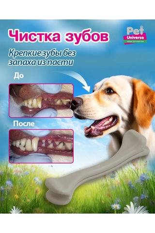 Pet Universe Köpekler İçin Kemik Şekilli Oyuncak, Dana Eti Aromalı, 15x3,5 Cm. Pu8002b 223264261