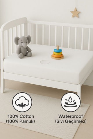 Formeya %100 Pamuk Sıvı Geçirmez Bebek Ve Çocuk Alezi