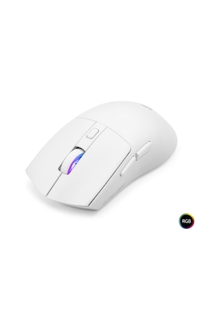Mofan Mf1215w Dual Mode Rgb Gaming Mouse Manyetik Şarj Standlı 2.4 Ghz Bluetooth Beyaz Diğer