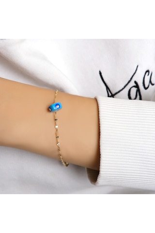 Aytekkuyumculuk Yaprak Bileklik Sarı Altın