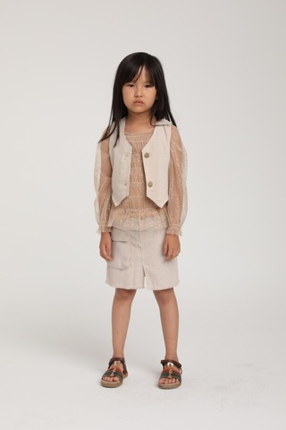 Xo Kids Kız Çocuk Etek 1-4 Yaş 2537 Gri