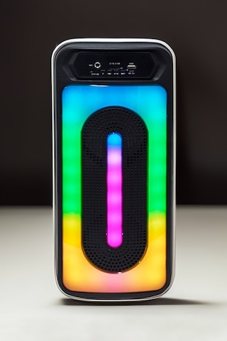 Thentech Güçlü Ses Kalitesi Rgb Işıklı Bluetooth 5.0 Bağlantılı Kaliteli Ses Uzun Süreli Şarj Mükemmel Kalite Siyah