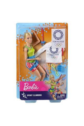 Barbie Olimpiyat Bebekleri Tokyo 2020-Tırmanış-Gjl75