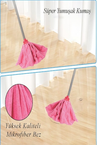 Mikrofiber Mop Paspas Yedek Ucu 4 Adet Kaliteli Mikrofiber Parke Mermer Seramik Fayans Paspas Laminant Temizlik