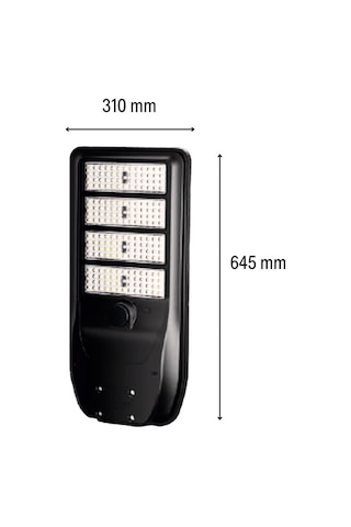 Huzur Elektrik Solar Led Sokak Armatürü 800w Ip65 Beyaz Işık