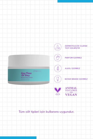 She Vec Any Tıme Of Day-48 Saat Etkili Nemlendirici Krem 50 ML