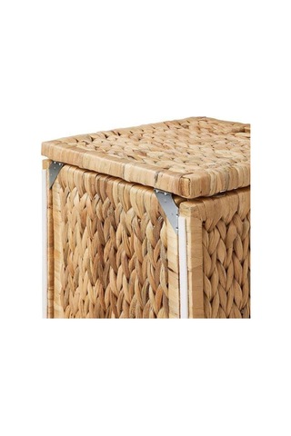 Labbsal Doğal Sepet, Su Sümbülü 32x34x32 Cm Rattan Düzenleme Sepet-kutu El Örgüsü