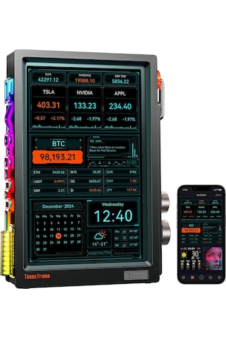 Divoom Times Frame 10.1 Akıllı Kişiselleştirilebilir Dijital Çerçeve, 64gb Siyah