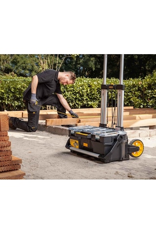 Staneley Fatmax FX706 Profesyonel Katlanır El Arabası 125 KG Sarı - Siyah