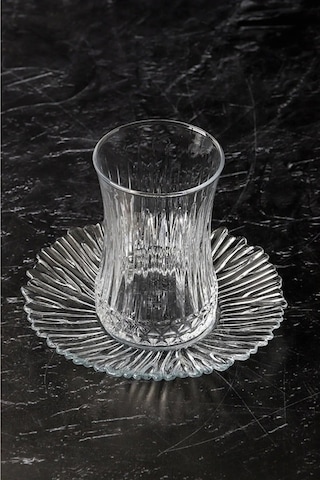 Paşabahçe Elysia Çay Bardağı Takımı 12 Parça Şeffaf