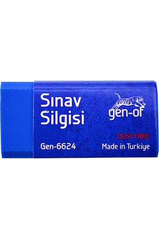 Gen-of Hb Köşeli Kurşun Kalem 12'li + Kopya Kalemi 6'lı Kırmızı + Sınav Silgisi 3'lü