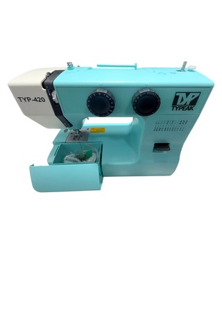 Typeak 25 Desenli Ev Tipi Dikiş Makinası Düz Dikiş Zigzag Dekoratif Dikiş Ayak Ve İp Setli
