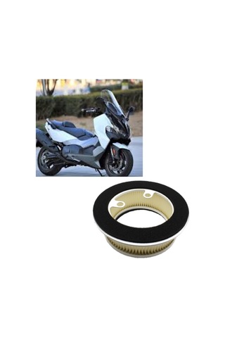 Junzhuodianpu Sym Maxsym Tl500 Tl508 Motosiklet Aksesuarları İçin Motosiklet Hava Filtresi Elemanı Sağ Karter Hava Filtresi