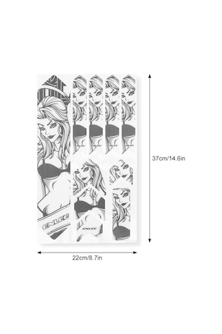 Neevoyu Dağ Yolu Bisikleti Korumalı Sticker: Kare Desenli, Kırılmaya Dayanıklı Pvc, Boyut Ayarlanabilir, Kalemle Kesilebilir, Yağmur Ve Kum Koruma