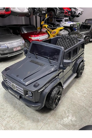 Akülü Araba Mercedes Brabus 12 Volt 0-6 Yaş Füme