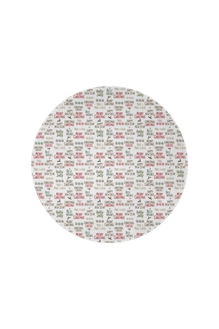 Noel Desenli 47 İnç Yuvarlak Flanel Battaniye, Yetişkin Ve Çocuk İçin, Yumuşak, Rahat Ve Hafif Noel Bayram Metni