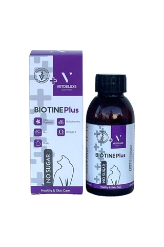 Biotine Çinko Katkılı Likit Kedi Tüy Dökülmesi Engelleyici Deri Ve Tüy Sağlığı Damlası 100 Ml