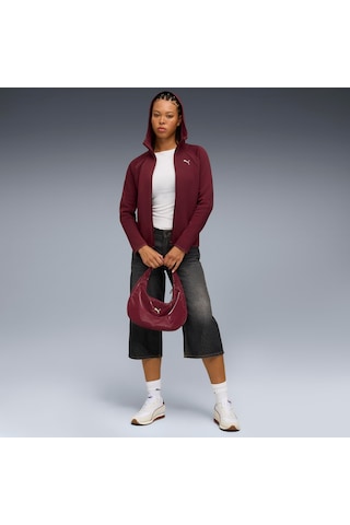 Puma Evostrıpe Full-zip Hoodie Kadın Yetişkin Ceket Bordo