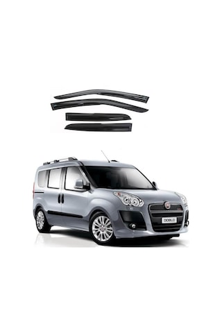 Fiat Doblo 2 2010-2020 Mugen Cam Rüzgarlığı Seti 4'Lü Ithal