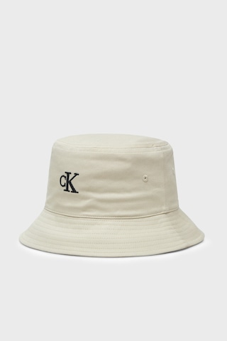 Calvin Klein % 100 Pamuk Logolu Şapka Lv04k5020gyae Bayan Şapka Lv04k5020g Yae Krem