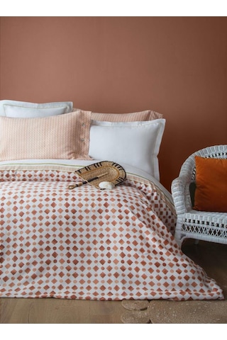 Apricitas Çift Kişilik Tencel Nevresim Takımı Terra Terracota Kahverengi